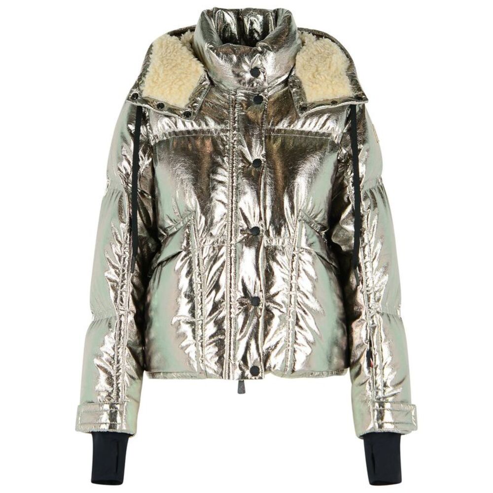Moncler Grenoble 'Celaque' Silver Polyester Jacket Women